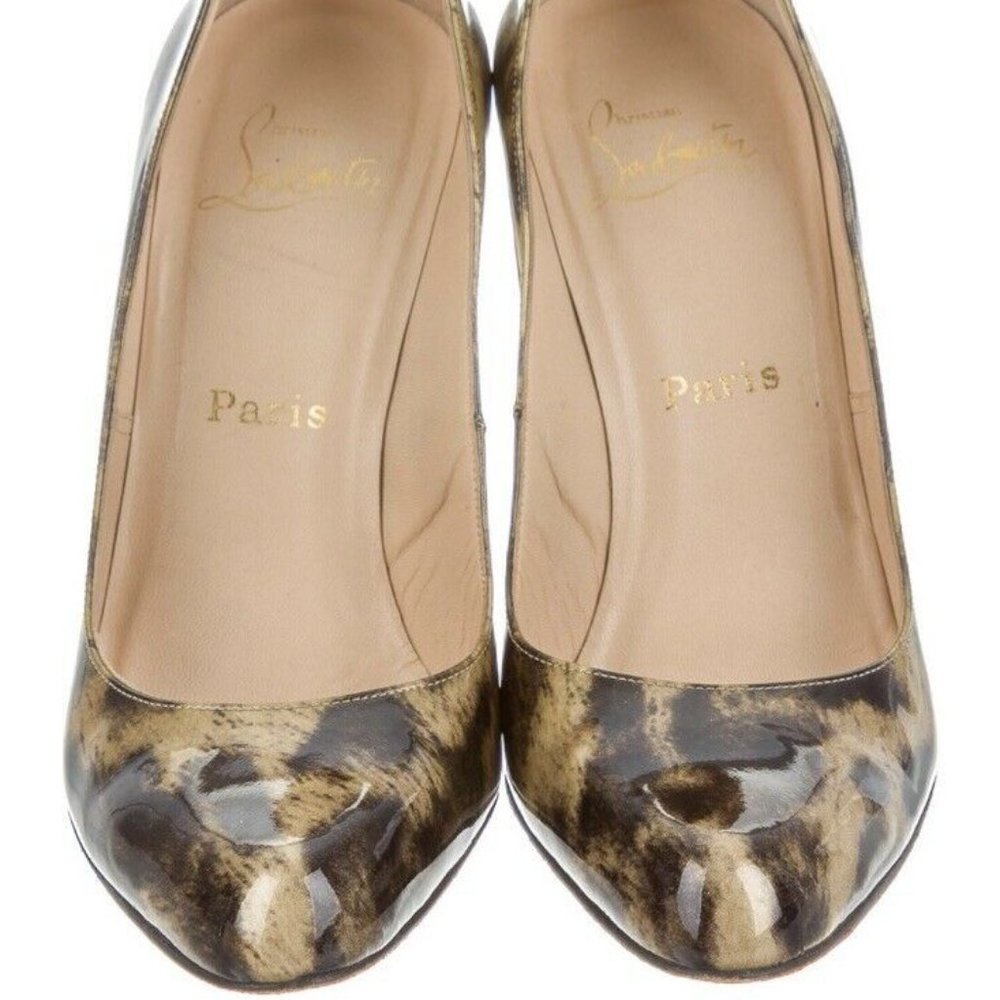 Christian Louboutin Decollete 868 Tiger Patent